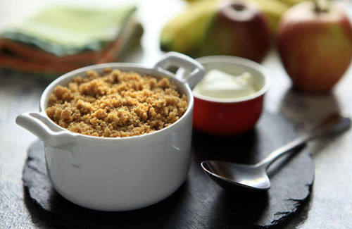 Banana Apple Crumble