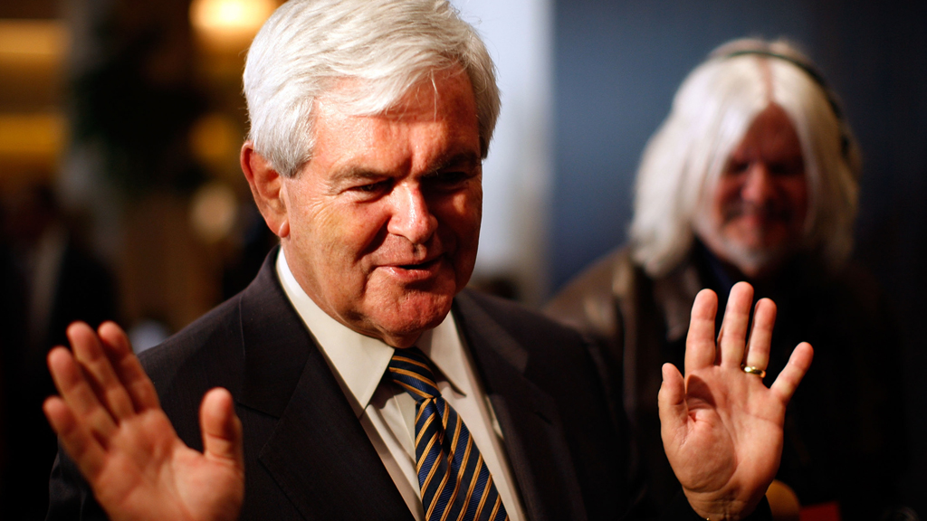 Newt Gingrich has 1.3m followers on Twitter. (Getty)
