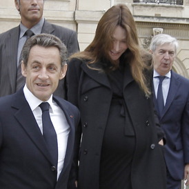 Sarkozy and Bruni - Reuters