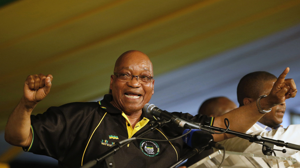Jacob Zuma wins landslide re-election (R)