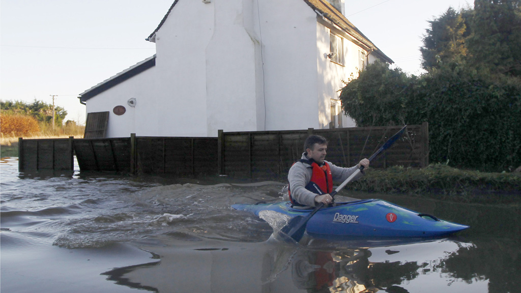 Weather new year gales and floods