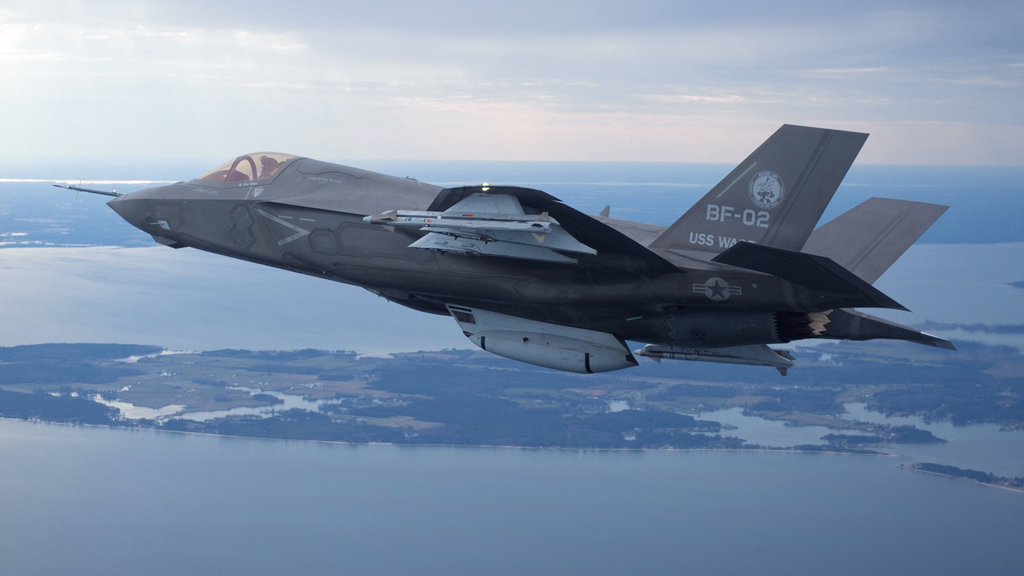 The US Marine Corps version of Lockheed Martin's F35 Joint Strike Fighter (picture: Reuters)