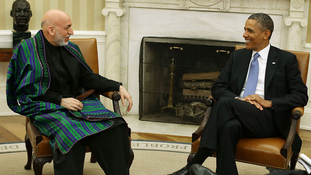 Obama and Karzai (getty)