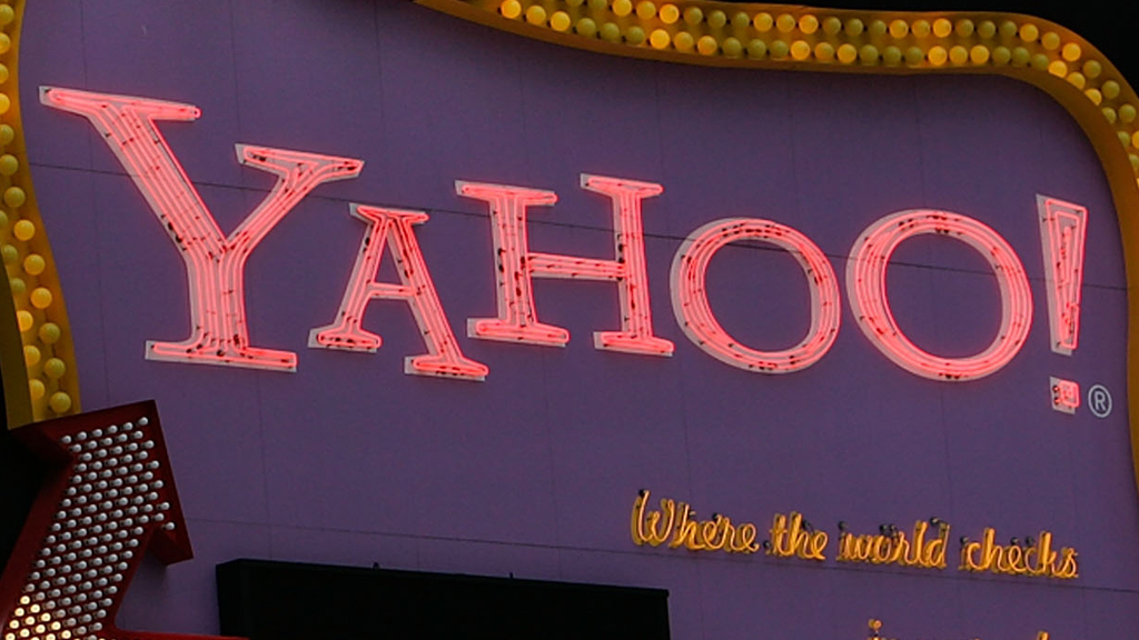 Yahoo branding (Getty)