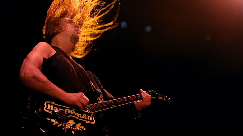 Jeff Hanneman, Slayer founding member, has died from liver failure aged 49 (picture: Getty)