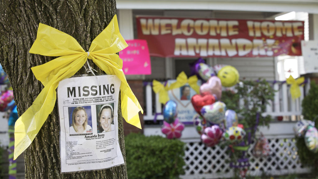 A missing poster for Amanda Berry (pic: Reuters)