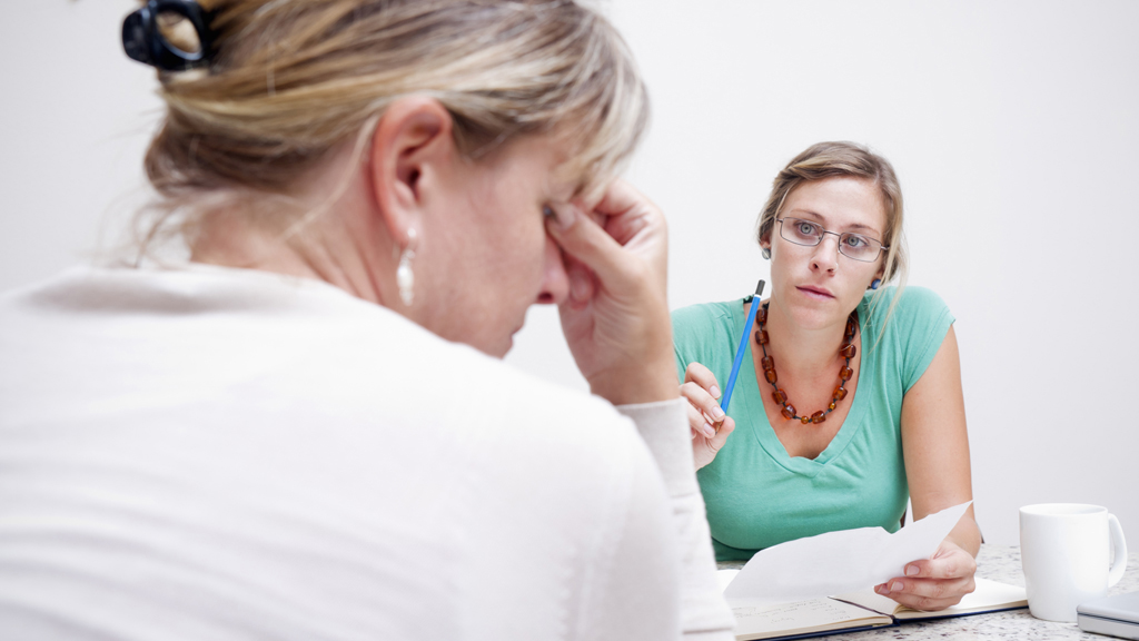 A debt counselling session (Getty)