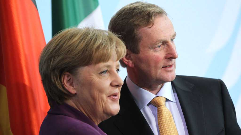 Angela Merkel and the eurozone have imposed strict measures on Ireland (Reuters)