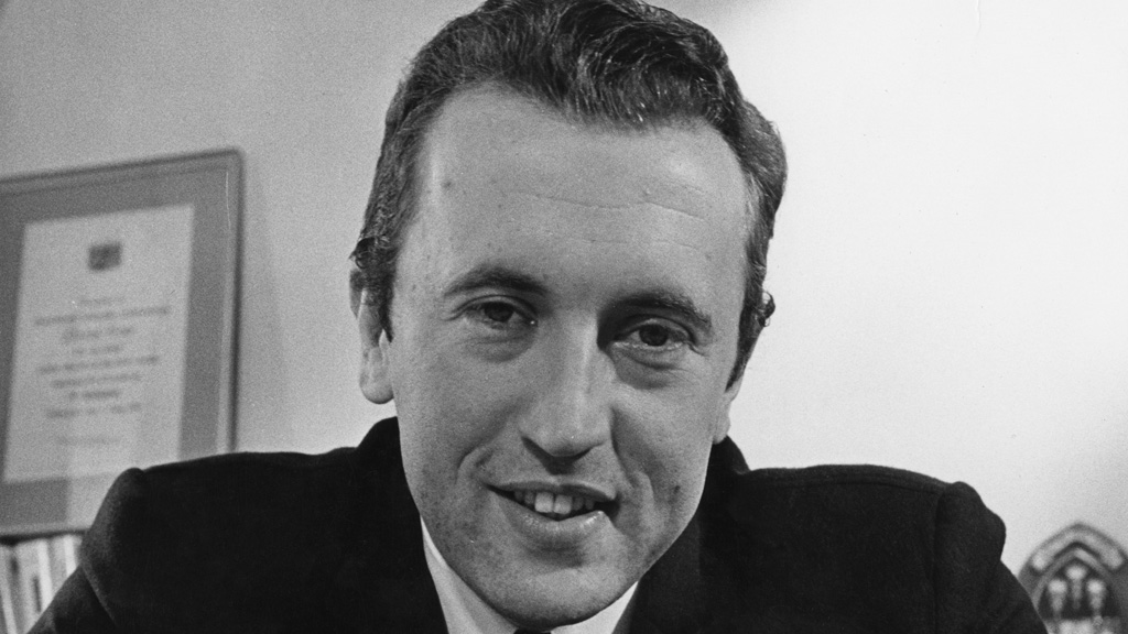 Sir David Frost in 1968 (Getty)