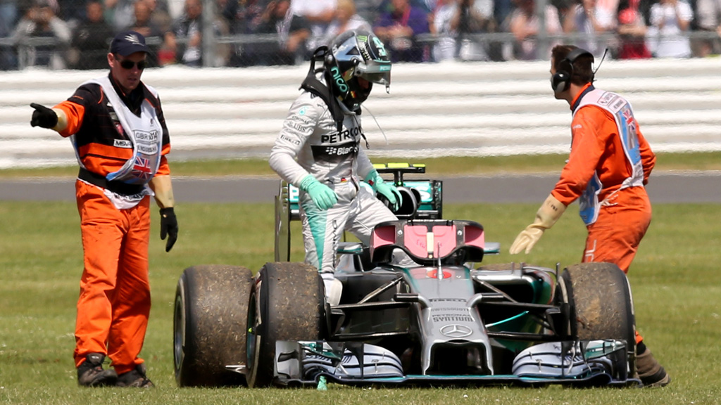 Nico Rosberg suffers a gearbox malfunction (Getty)