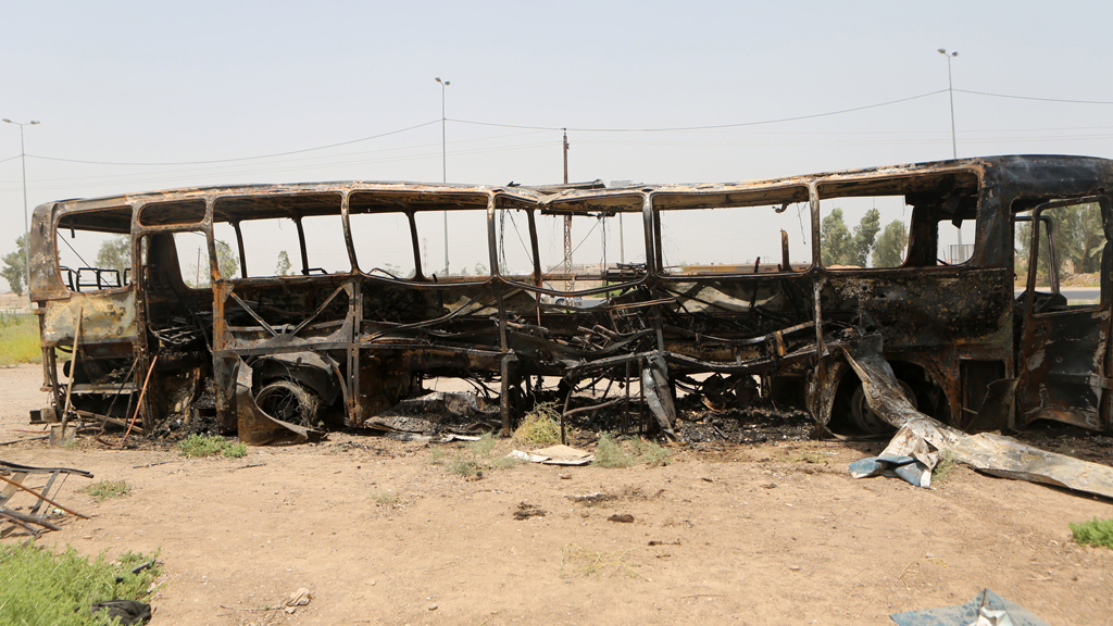 Iraq bus attacked near Baghdad