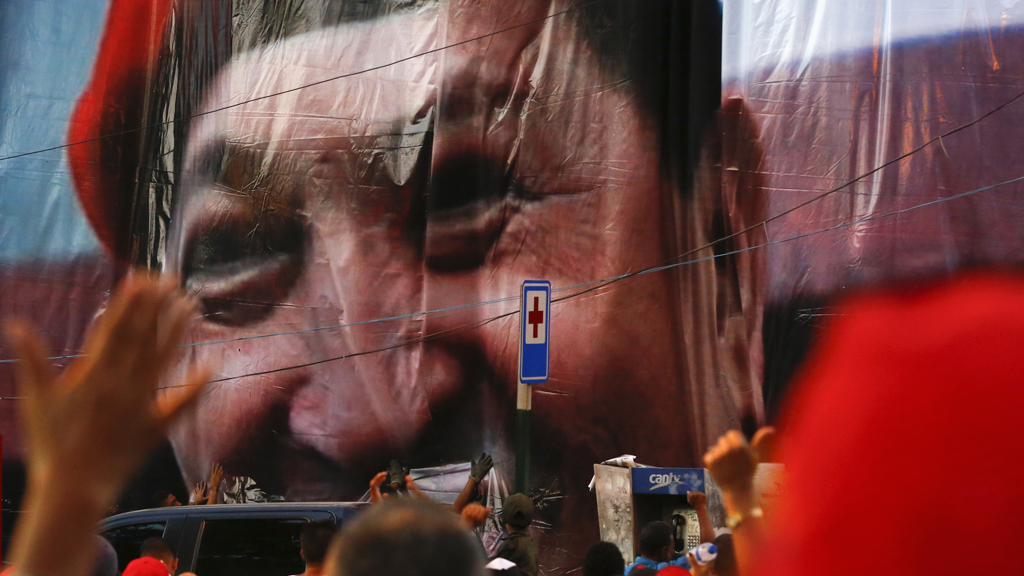 Pro-Chavez demonstration (Reuters)