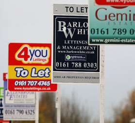 House sale signs (Getty)