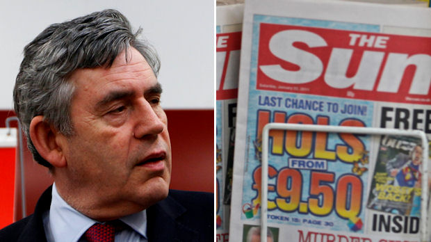 The Sun newspaper has defended itself over the source of a story that Gordon Brown's son had cystic fibrosis (Reuters)