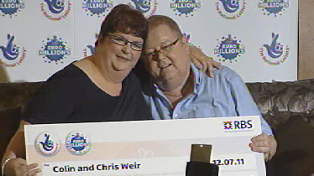 EuroMillion lottery winners Chris and Colin Weir 