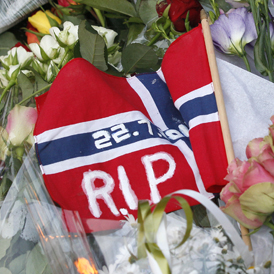 The Norwegian Prime Minister says the response to the attacks on Norway will be more freedom, more democracy but not naivety (Reuters)