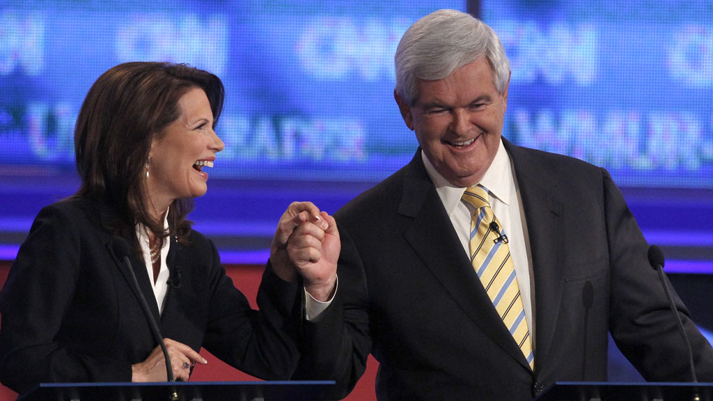 Michelle Bachmann and Newt Gingrich