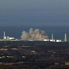 Explosion at nuclear plant following Japan tsunami