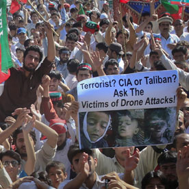 Tehreek-e-Insaf party supporters Saturday (Reuters)