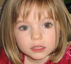 Madeleine McCann, who went missing in May 2007 (Reuters)