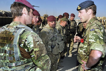 Prince William visits Afghanistan