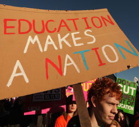 More protests over tuition fees (Getty). 