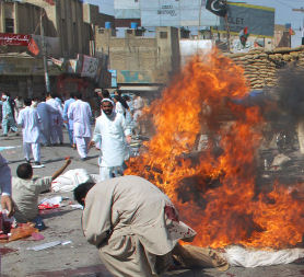 Suicide bomb in Quetta, Pakistan