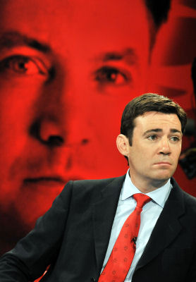 Labour leadership hopeful Andy Burnham.