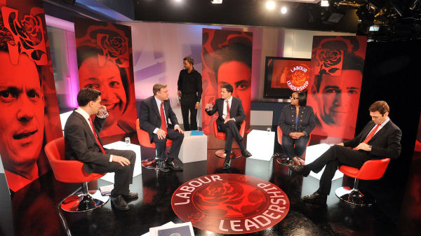 Labour leadership: the five contenders take part in hustings at Channel 4 News on 1 September 2010.