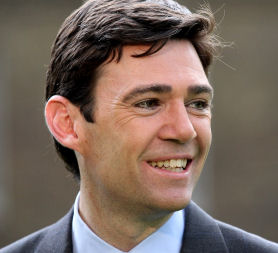 Labour leadership contender Andy Burnham.