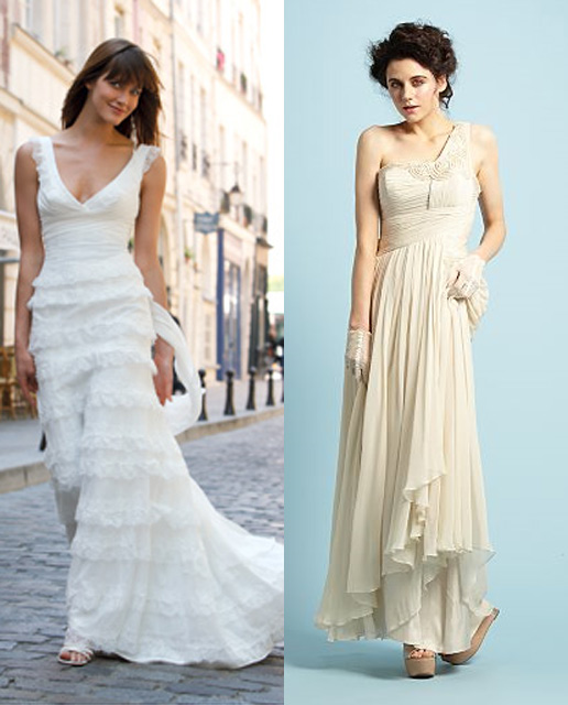 Best wedding dresses for inverted triangle body shape