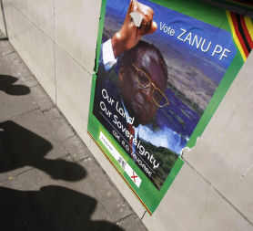 A Zanu PF poster (credit:Reuters)