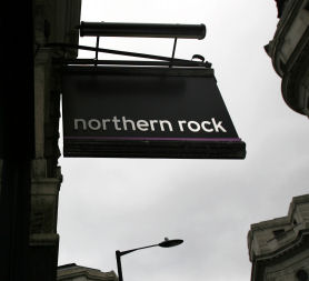 Northern Rock sign (credit:Reuters)