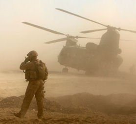 Troop in Afghanistan (credit: Reuters)